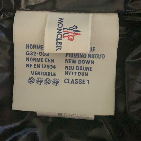 Black Moncler Vosges down jacket sz M - Picture 8 of 12